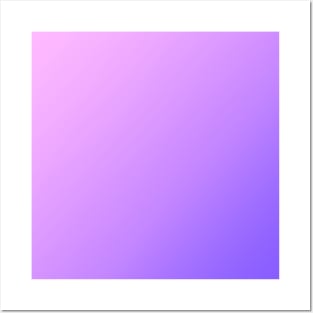 Ombre Gradient Blush Pink Purple Lavander Blend Posters and Art